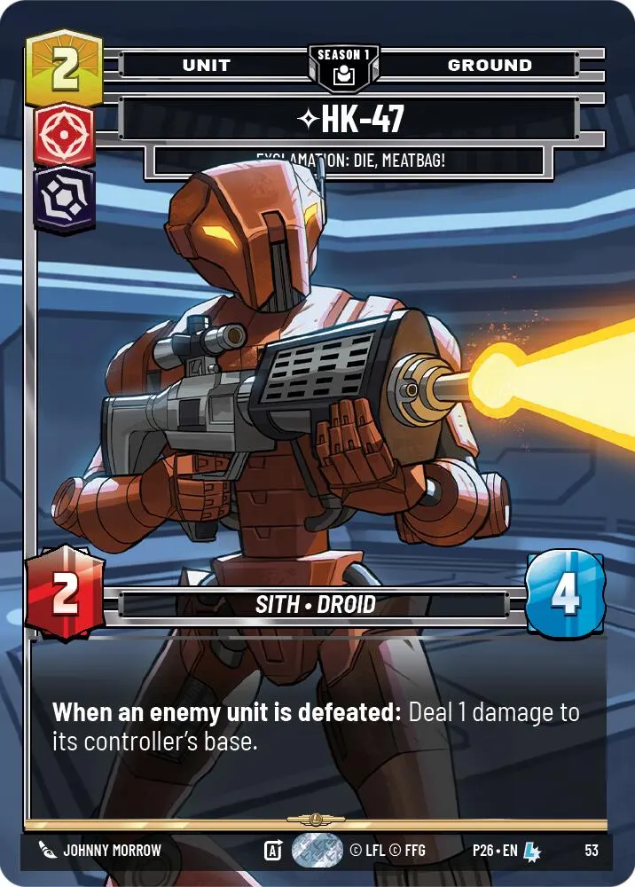 HK-47 - Exclamation: Die - Meatbag!