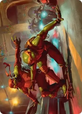 Art Series: Raph & Mikey, Troublemakers