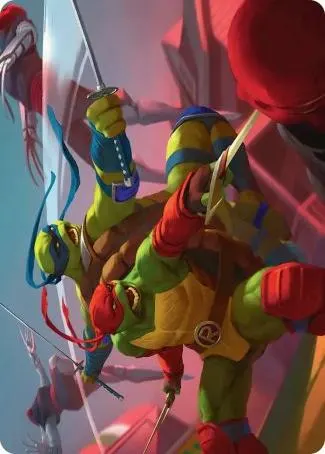 Art Series: Raph & Leo, Sibling Rivals