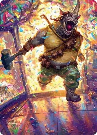 Art Series: Rocksteady, Rowdy Rhino