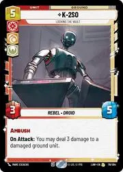 K-2S0 - Locking the Vault