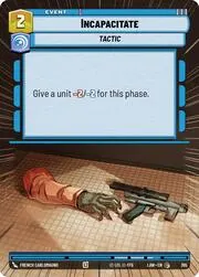 Incapacitate