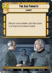 The Axe Forgets