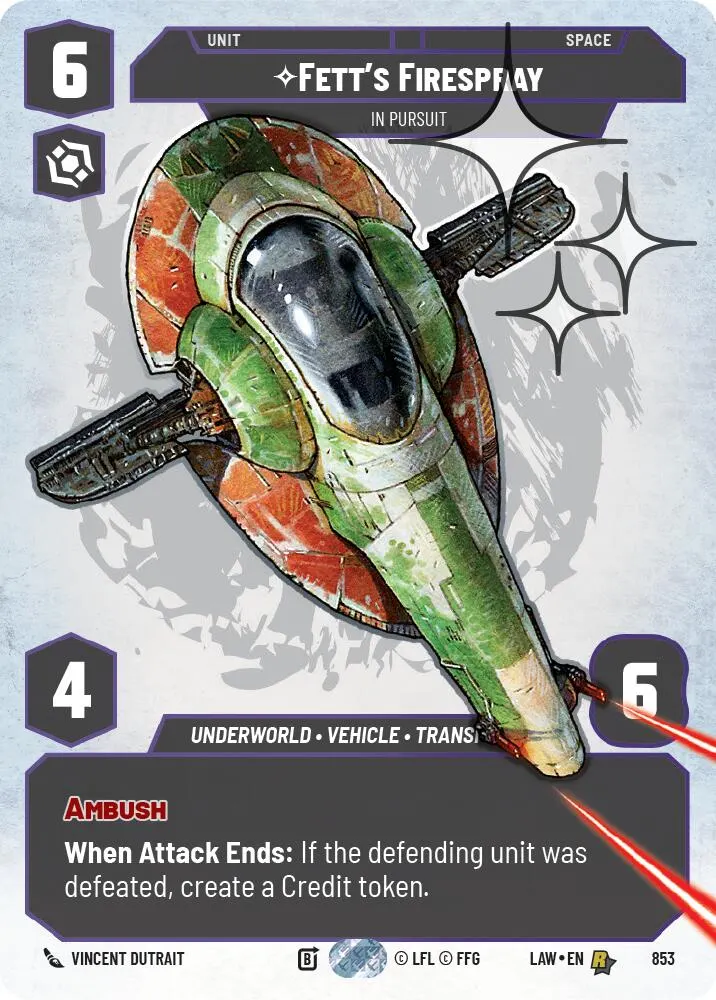 Fett's Firespray - In Pursuit