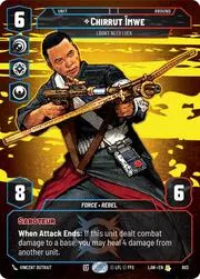Chirrut Imwe - I Don't Need Luck