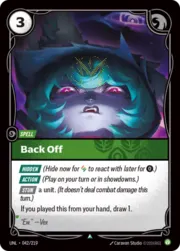 Back Off