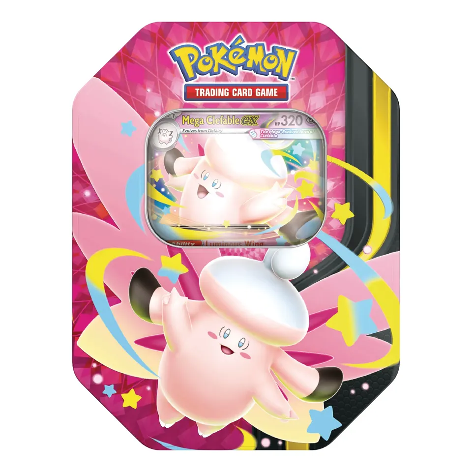 Mega Moonlit Tins: Mega Clefable ex Tin
