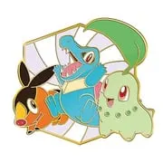 Ascended Heroes: Tepig, Totodile & Chikorita Pin