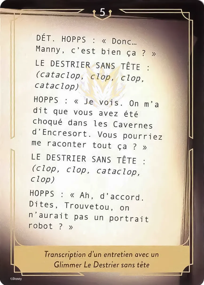 Whispers in the Well - Case Files Lore Card