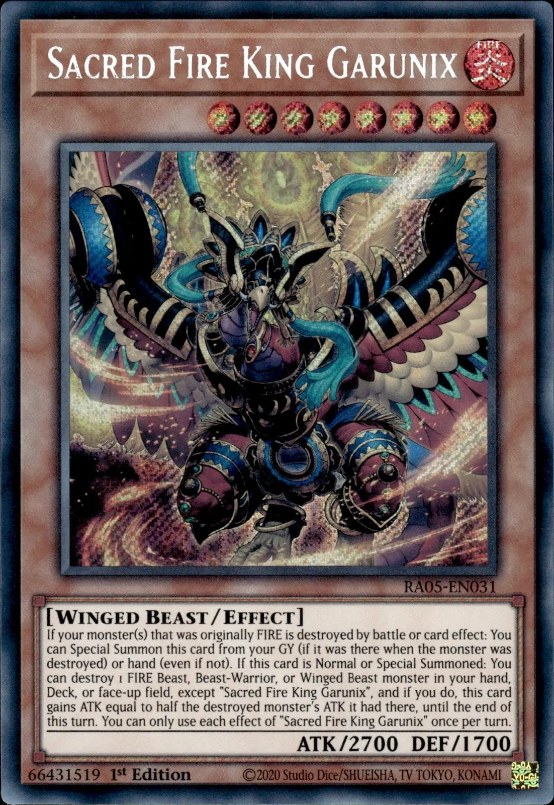 Sacred Fire King Garunix