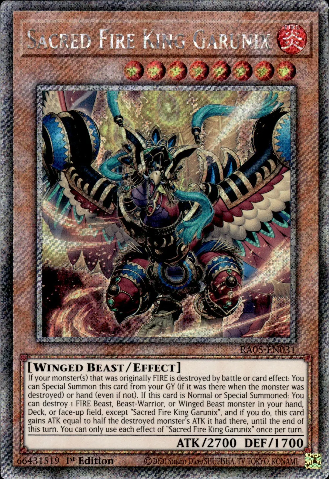 Sacred Fire King Garunix