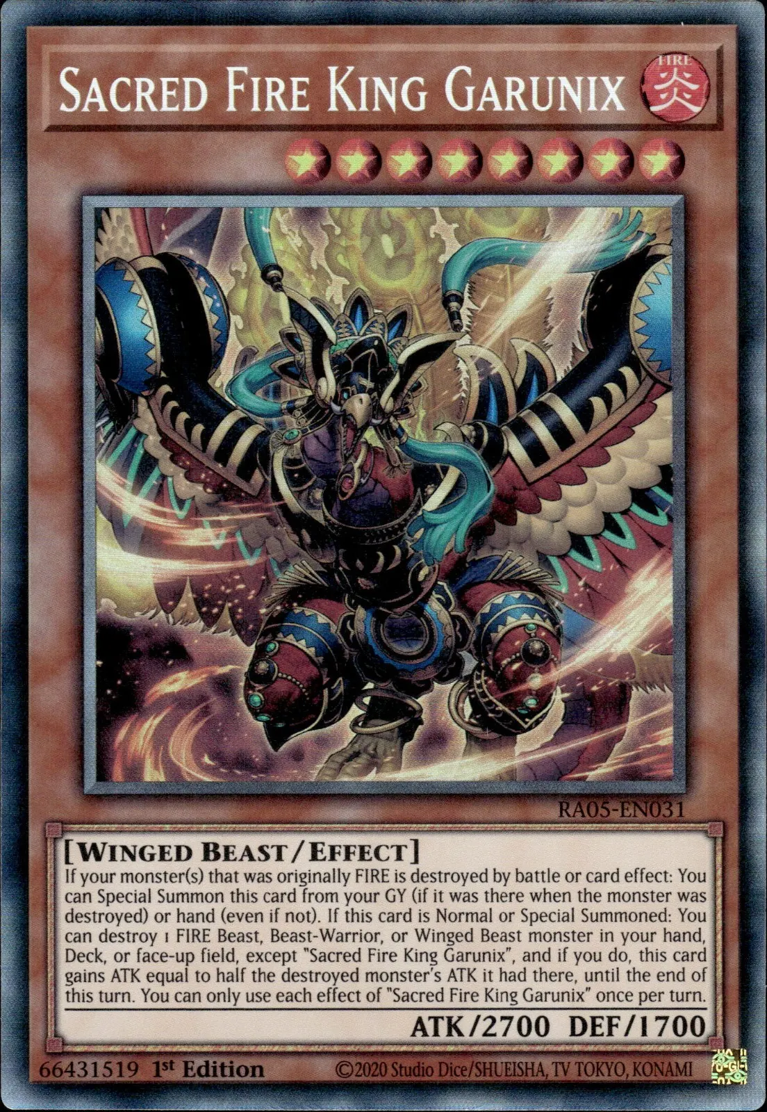 Sacred Fire King Garunix