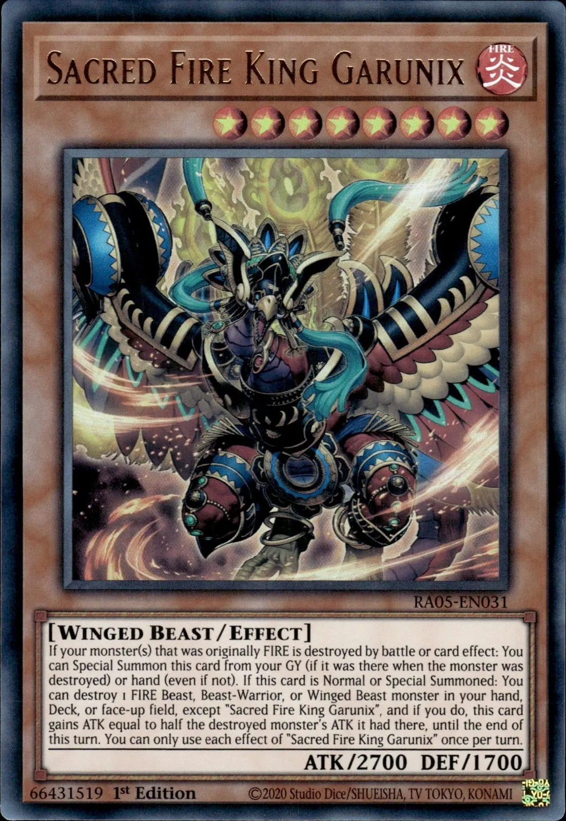 Sacred Fire King Garunix