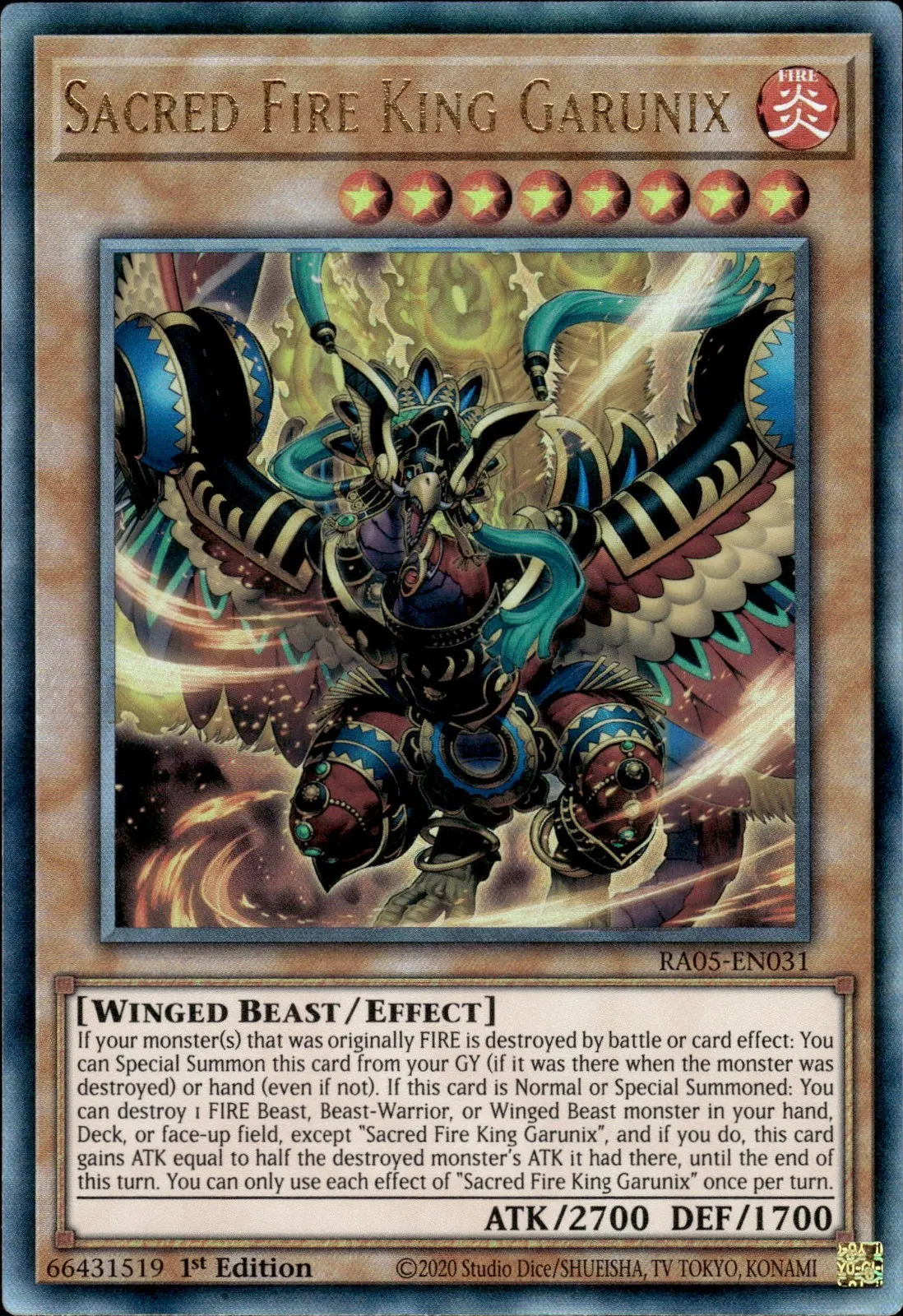 Sacred Fire King Garunix