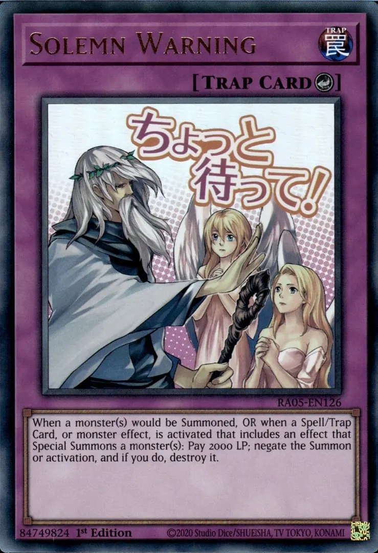 Solemn Warning