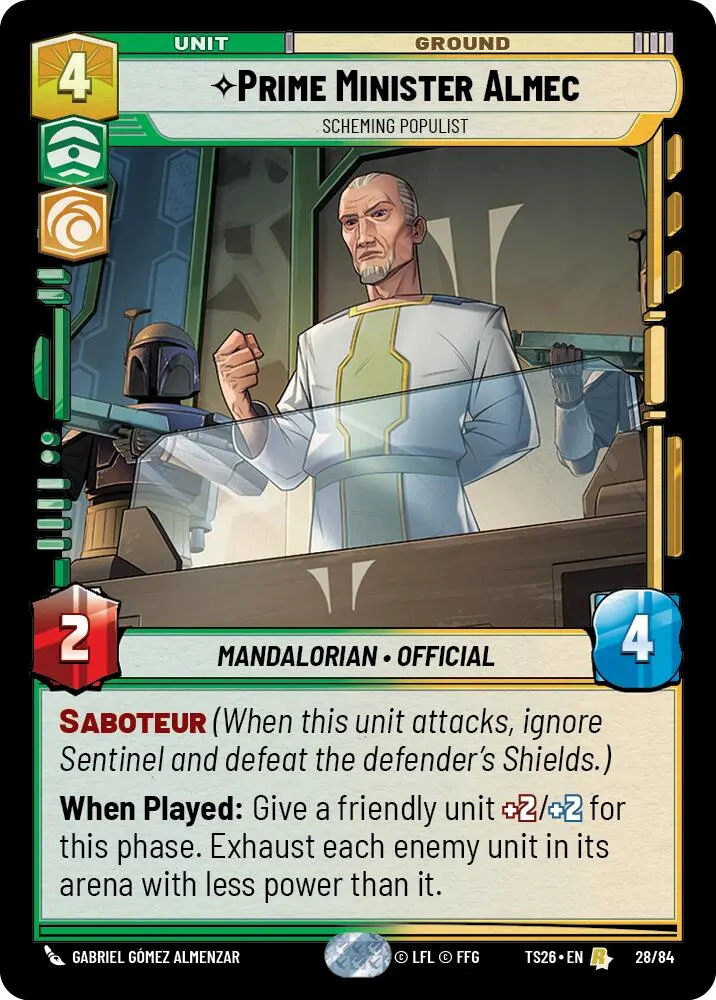 Prime Minister Almec - Scheming Populist