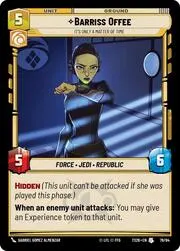Barriss Offee - Its Only a Matter of Time