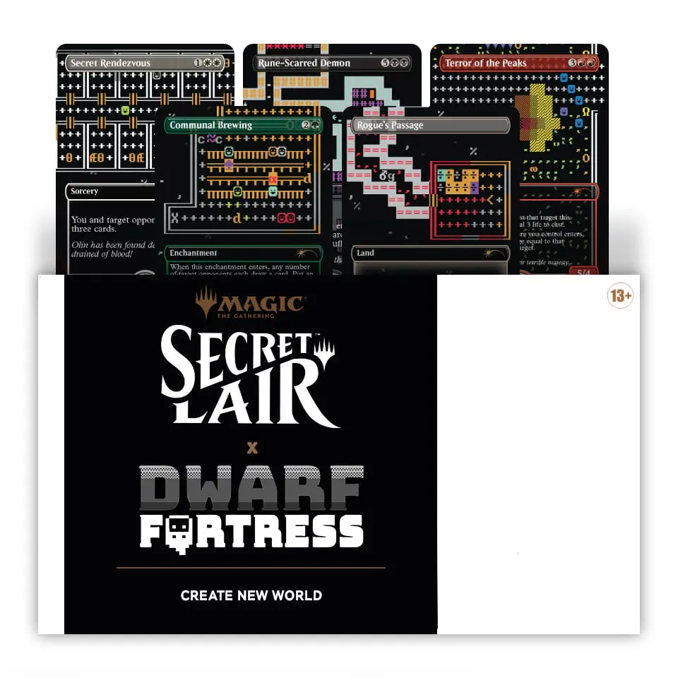 Secret Lair x Dwarf Fortress: Create New World