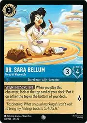 Dr. Sara Bellum - Head of Research