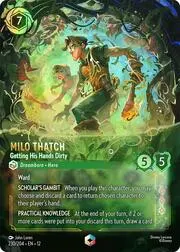 Milo Thatch - Getting His Hands Dirty