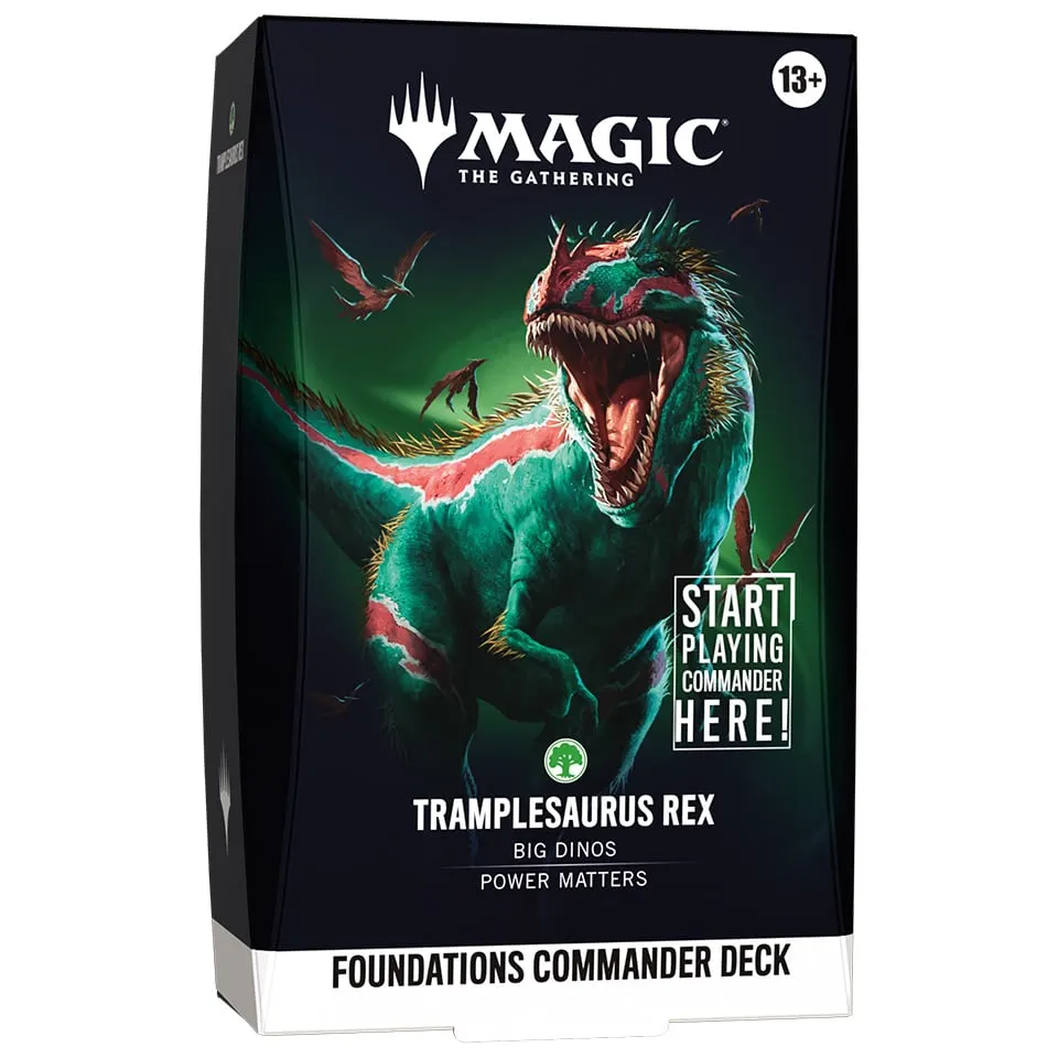 Magic the Gathering Foundations Commander Deck: Tramplesaurus Rex english