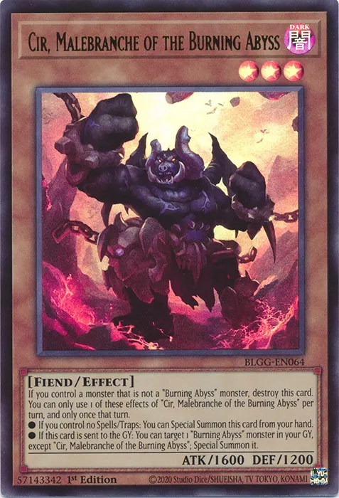 Cir, Malebranche of the Burning Abyss