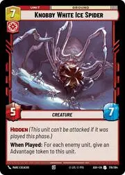 Knobby White Ice Spider