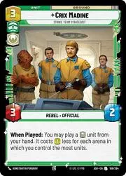 Crix Madine - Strike Team Strategist