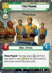 Crix Madine - Strike Team Strategist