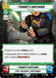 Sabine's Lightsaber - Not Alone