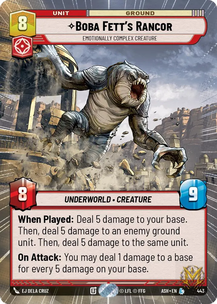 Boba Fett's Rancor - Emotionally Complex Creature