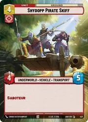 Shydopp Pirate Skiff