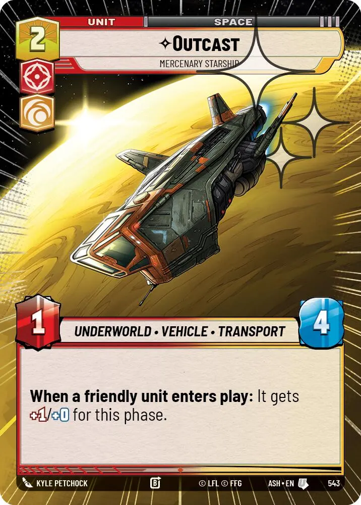 Outcast - Mercenary Starship