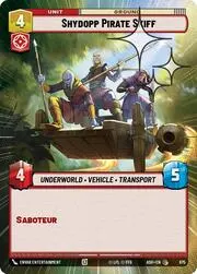 Shydopp Pirate Skiff