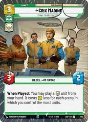 Crix Madine - Strike Team Strategist