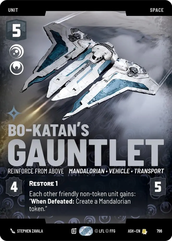 Bo-Katan's Gauntlet - Reinforce from Above