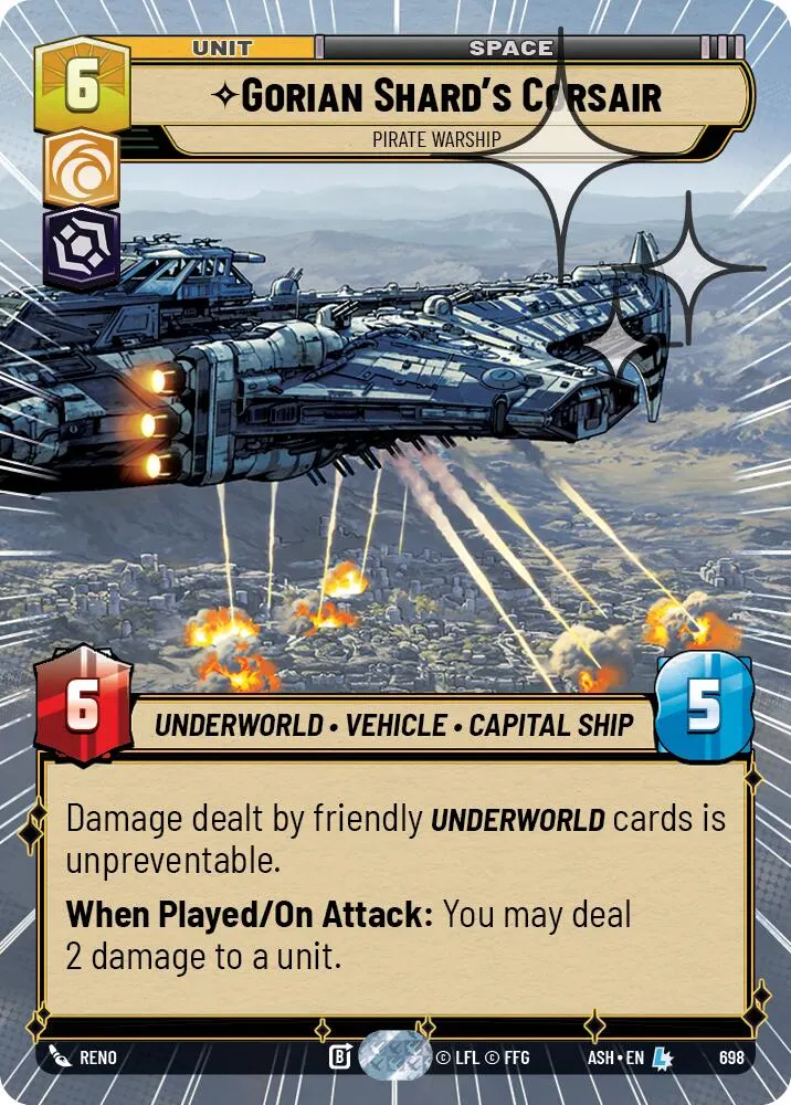 Gorian Shard's Corsair - Pirate Warship