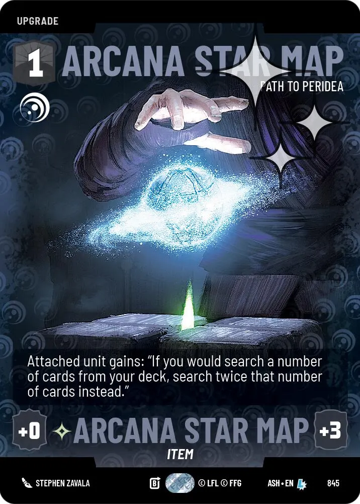 Arcana Star Map - Path to Peridea