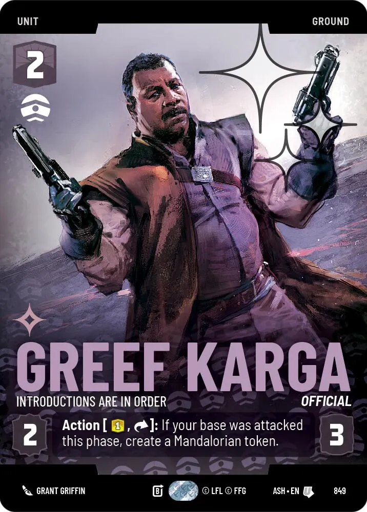 Greef Karga - Introductions are in Order