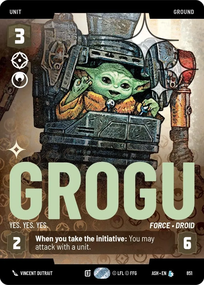 Grogu - Yes. Yes. Yes.