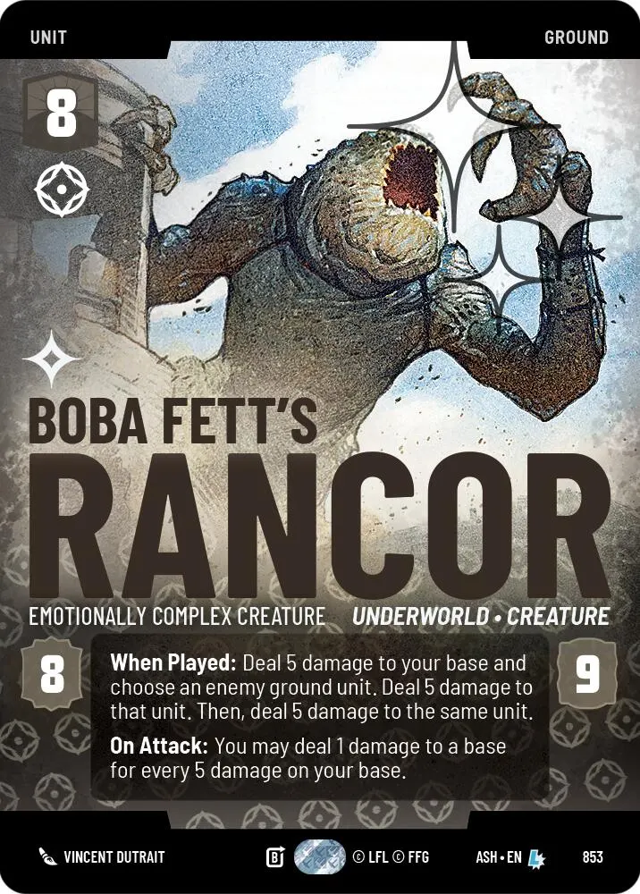 Boba Fett's Rancor - Emotionally Complex Creature