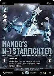 Mando's N-1 Starfighter - Faster than a Fathier