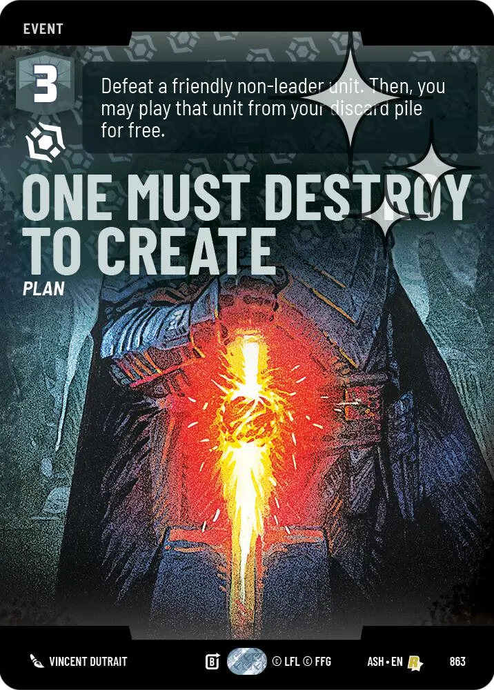 One Must Destroy to Create