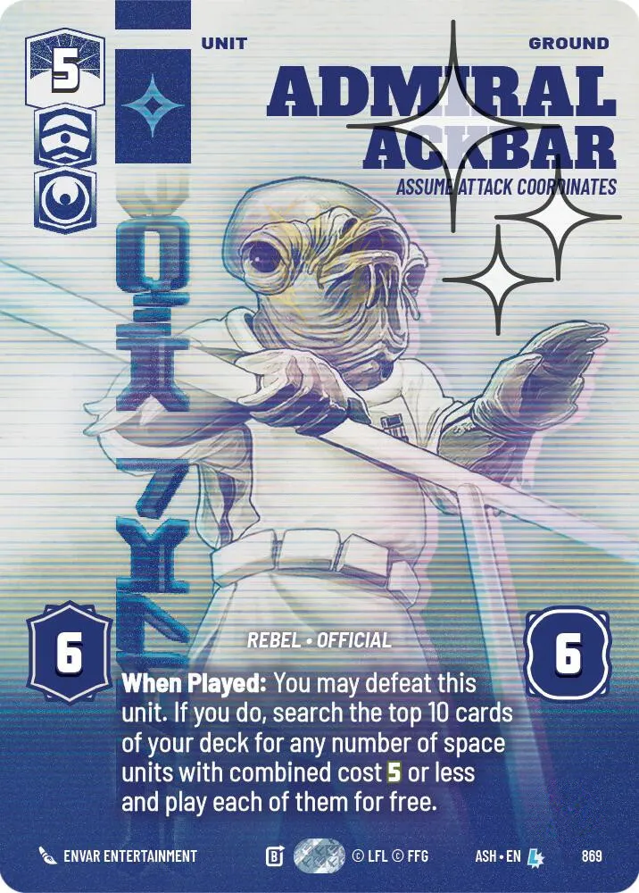 Admiral Ackbar - Assume Attack Coordinates