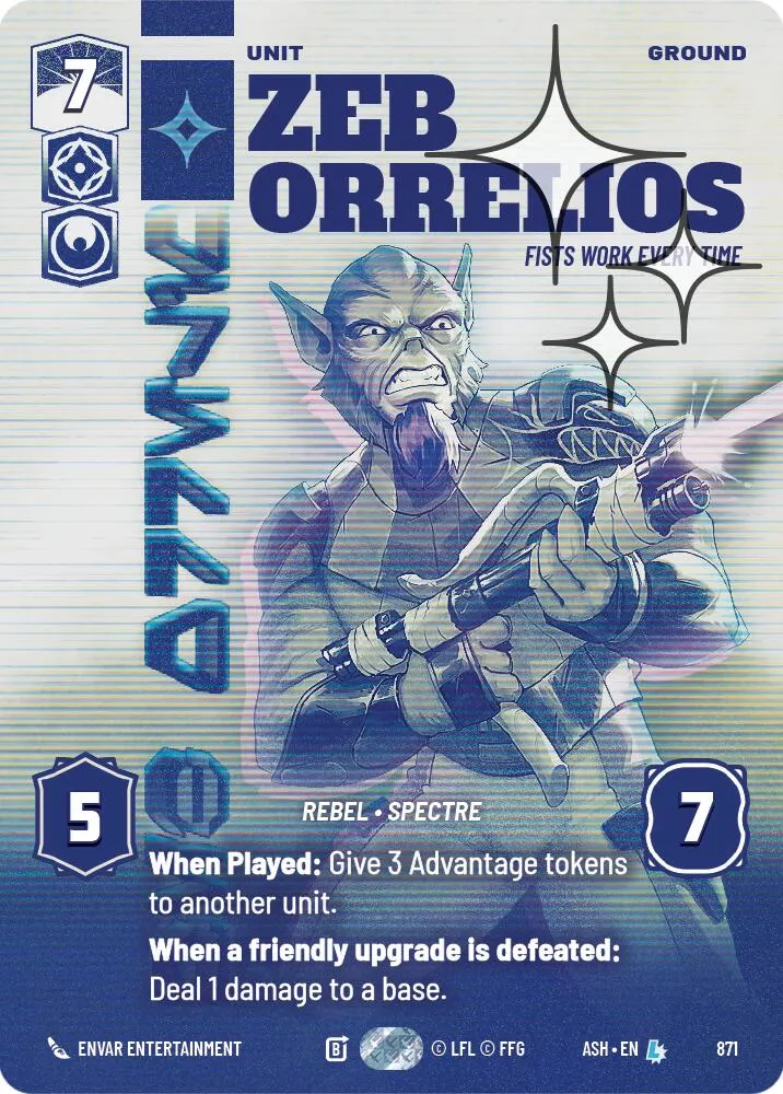 Zeb Orrelios - Fists Work Every Time