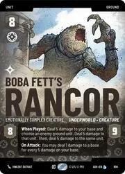 Boba Fett's Rancor - Emotionally Complex Creature