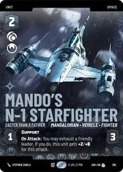 Mando's N-1 Starfighter - Faster than a Fathier