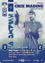 Crix Madine - Strike Team Strategist