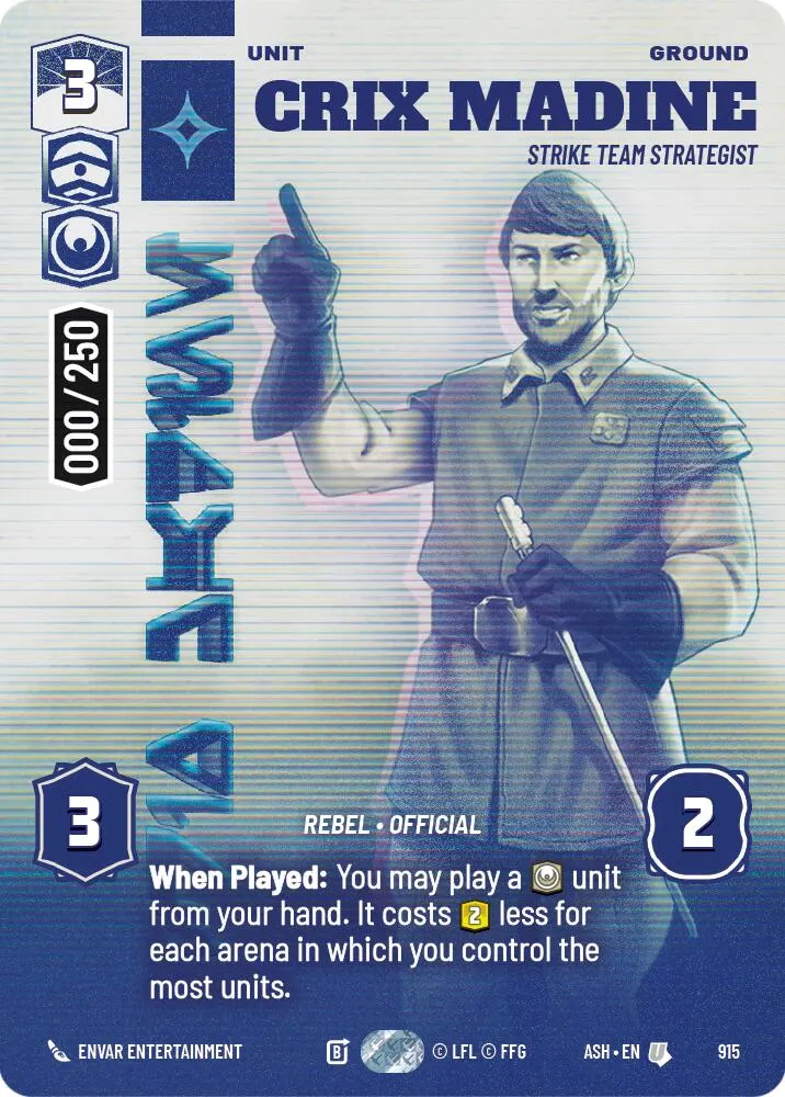 Crix Madine - Strike Team Strategist