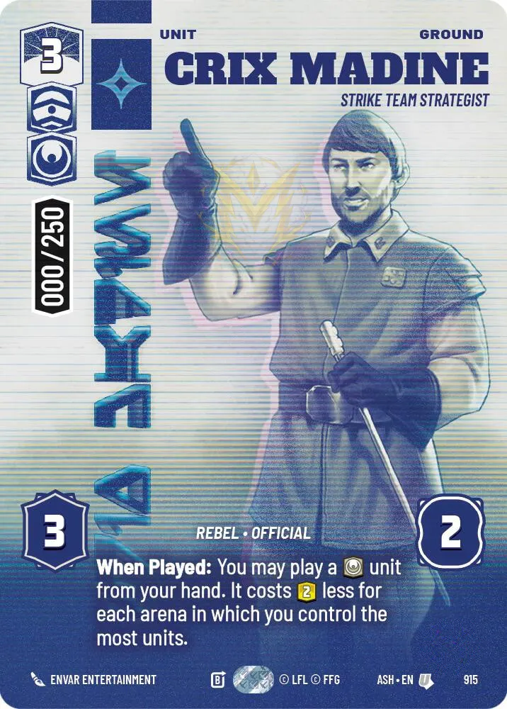Crix Madine - Strike Team Strategist